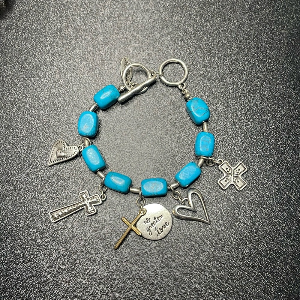 Natural turquoise Blessing Unlimited Bracelet